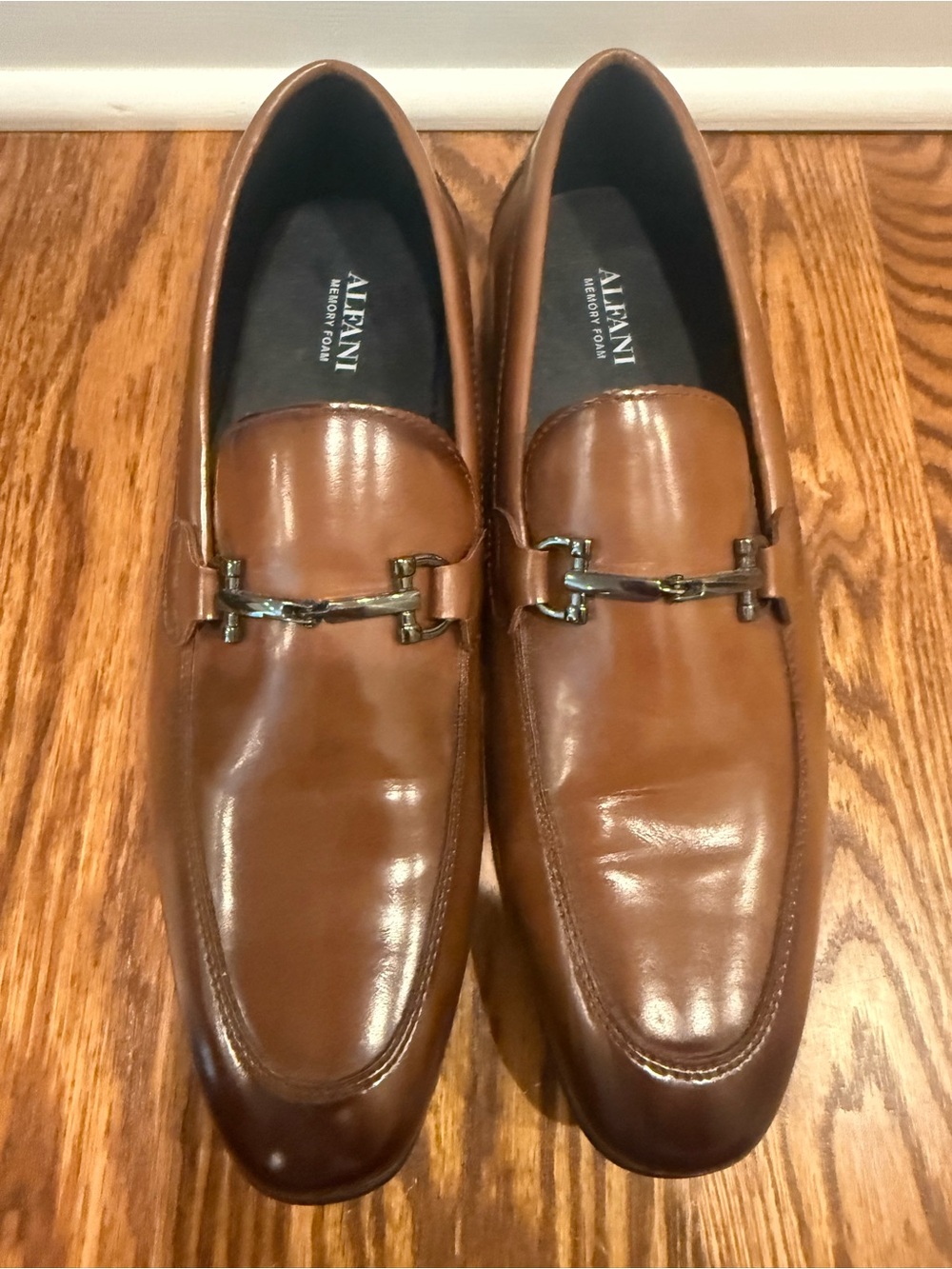 Alfani Men’s Tan Leather Loafers